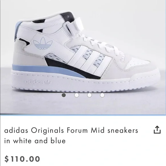 adidas | Shoes | Adidas Forum Mid Shoes Big Girl Sz 5 | Poshmark